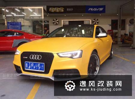 红到外国的网红奥迪A5改装车，定制宽体打造有个性的改装车