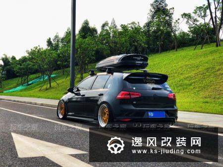 东航空少患上“恐高症”精心改装高尔夫，打造低趴黑武士