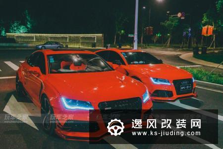 奥迪A7的华丽升级RS7 爆改血色宽体