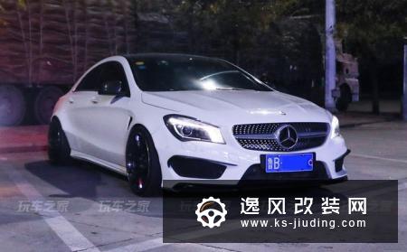 车友花了二十多万给CLA改装宽体 又入手了一辆GTR R35