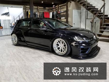 高尔夫R改装宽体后，终于能说这车要50万了