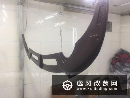 DIY发动机盖起初想的自己做一个试试,害怕自己搞不好,就500元收了原厂有碰