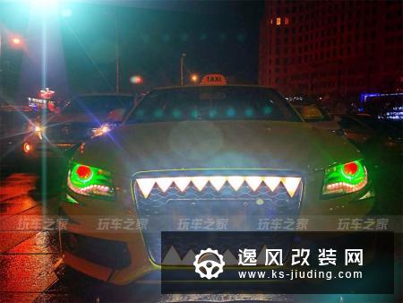 车友入手奥迪A4，爱上改装打造独一无二的绿色大嘴鲨