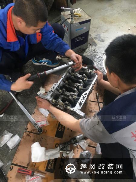 铃木雨燕1.5L改1.8L  发动机改装过程
