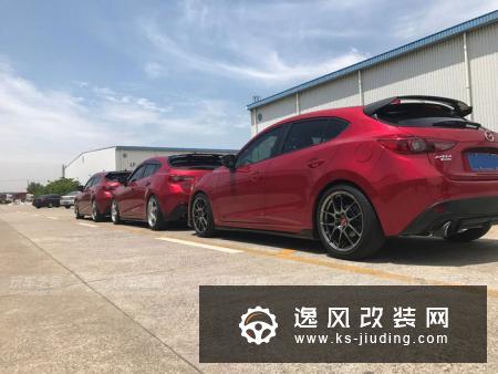 昂克赛拉2.0L两厢版改装案例  走心的改装更耐看