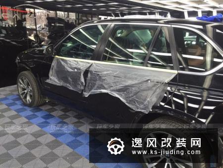 车友提宝马X5中东版，4天时间改装一步到位