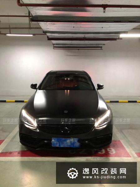 海南车友提奔驰C200L，两年改装外观操控大变样