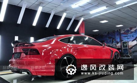 奥迪A7的华丽升级RS7 爆改血色宽体