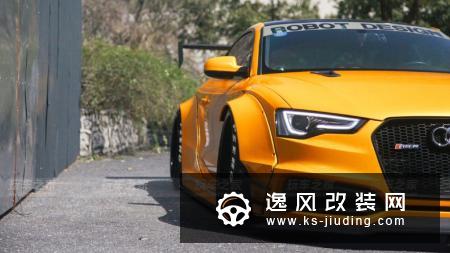 红到外国的网红奥迪A5改装车，定制宽体打造有个性的改装车