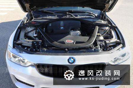 宝马3系整车改装案例 酒喷大中冷装车