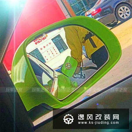 车友入手奥迪A4，爱上改装打造独一无二的绿色大嘴鲨