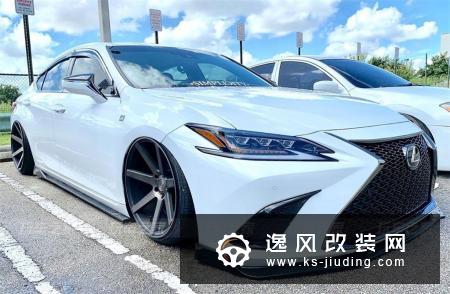 全新雷克萨斯ES天生适合玩低趴 改装后气场十足