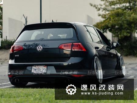 从四代换到七代高尔夫GTI，改装完美贴地卡边姿态