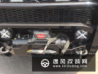 车友提哈弗H9后马上就开始改装，升高2寸减震提高越野能力