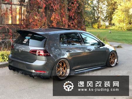 高尔夫GTI 7.5代刷二阶，改装气动避震兼顾姿态
