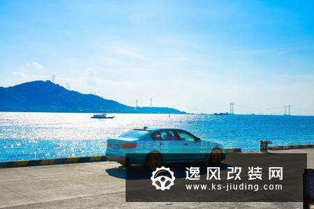 深圳车友投入20多万玩改装，打造骚包“孔雀蓝”宝马新5系(G38)