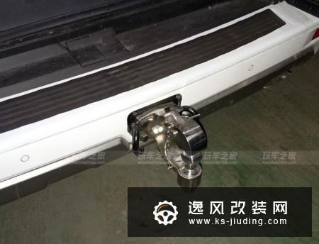 车友提哈弗H9后马上就开始改装，升高2寸减震提高越野能力