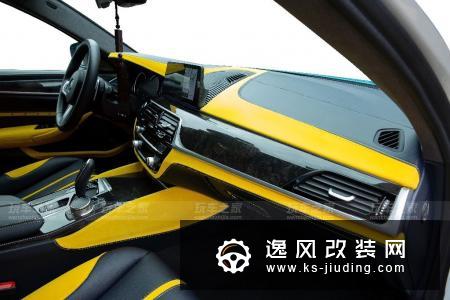 深圳车友投入20多万玩改装，打造骚包“孔雀蓝”宝马新5系(G38)