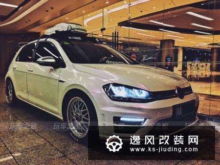 东航空少患上“恐高症”精心改装高尔夫，打造低趴黑武士