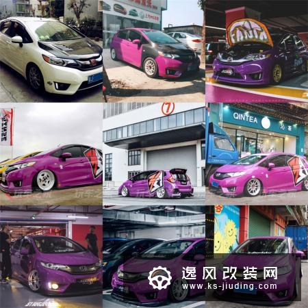本田超跑GK5玩姿态改装，芬达涂装不开空调看着都凉快