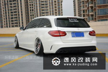 瓦罐魅力，奔驰C200旅行版姿态改装案例