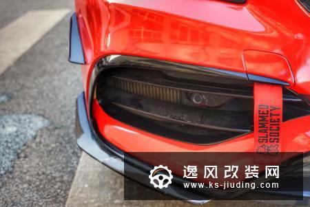 奔驰AMG CLA45改装案例 全车法拉利红的碳纤维毒物