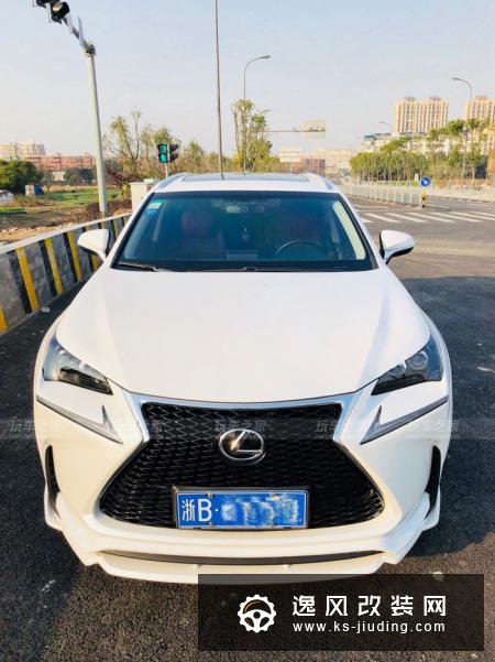 雷克萨斯NX200t改装aimgain宽体包围 20寸霸气轮毂
