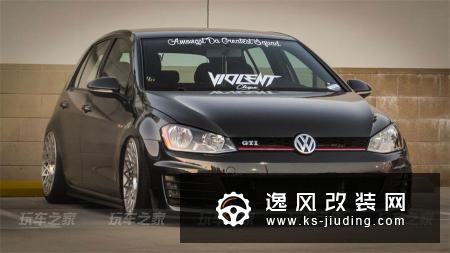 从四代换到七代高尔夫GTI，改装完美贴地卡边姿态