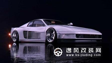 法拉利Testarossa渲染图曝光 鱼骨式LED尾灯