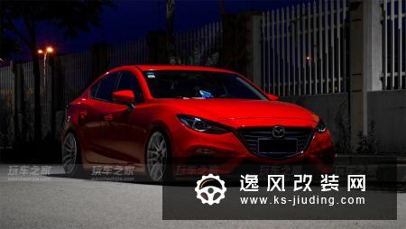 这是法拉利红 有颜值的昂克赛拉改装案例
