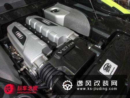 绿色游侠 奥迪R8 5.2FSI Quattro改装版