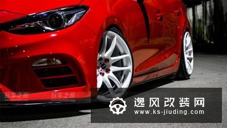 这是法拉利红 有颜值的昂克赛拉改装案例
