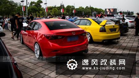 这是法拉利红 有颜值的昂克赛拉改装案例