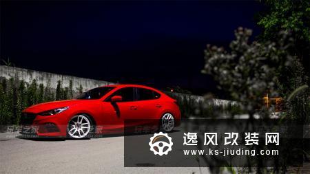 这是法拉利红 有颜值的昂克赛拉改装案例