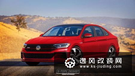 大众全新高尔夫GTI渲染图 造型更性能