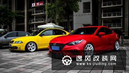 这是法拉利红 有颜值的昂克赛拉改装案例