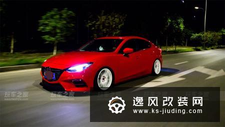 这是法拉利红 有颜值的昂克赛拉改装案例