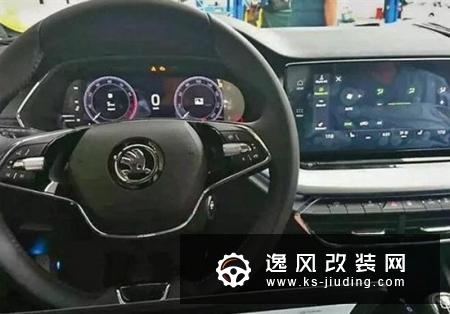 科技感提升 斯柯达全新明锐内饰实拍曝光