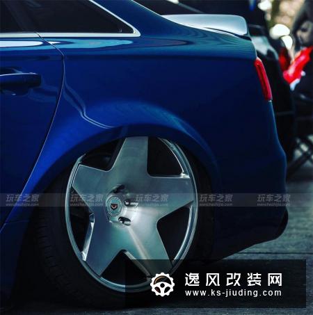 奥迪A6改装成RS6三厢版，定制手工宽体更霸气