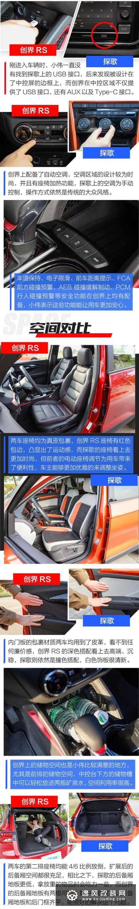 德系和美系之别 大众探歌车主评雪佛兰创界