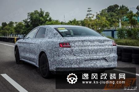 疑似比亚迪汉谍照曝光 定位中大型轿车