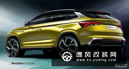 斯柯达KAMIQ GT预告图曝光 将11月4日全球首发