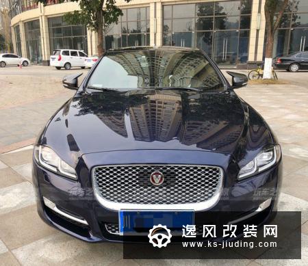运动英伦范，全新宝石蓝捷豹XJ改装之后更完美
