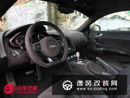绿色游侠 奥迪R8 5.2FSI Quattro改装版