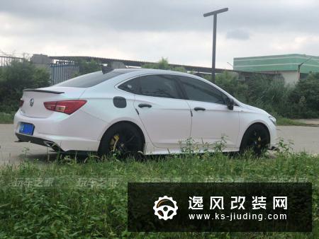 提车3年，别克威朗全车改装运动战斗灰