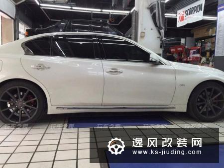 英菲尼迪Q50L改装折腾路 换了四套轮毂才满意