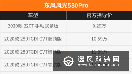 10万级的7座SUV 风光580Pro值不值？