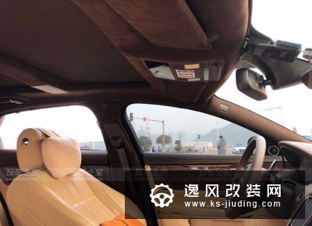 运动英伦范，全新宝石蓝捷豹XJ改装之后更完美