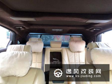 运动英伦范，全新宝石蓝捷豹XJ改装之后更完美