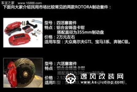向前冲还要懂得刹车 教你刹车改装知识